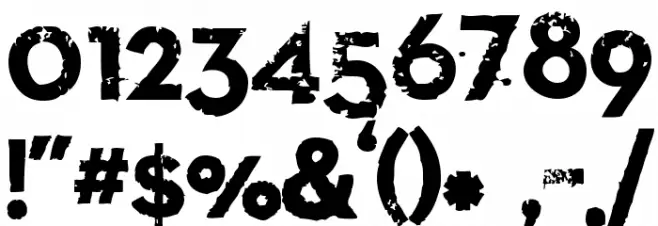 LLNitro Font OTHER CHARS