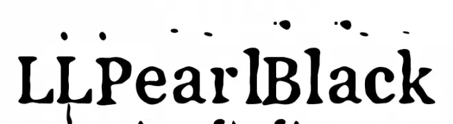 LLPearlBlack  Frei Schriftart Herunterladen