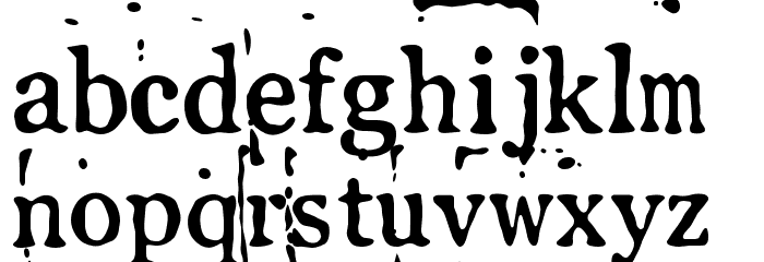 LLPearlBlack Font LOWERCASE