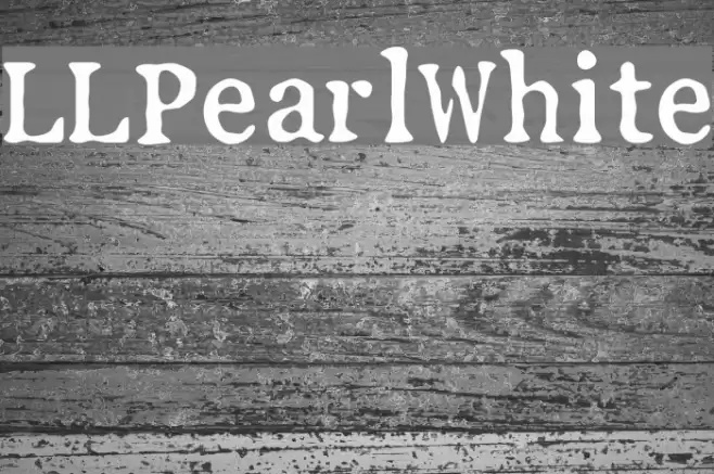 LLPearlWhite Caratteri examples