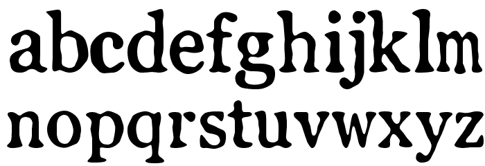 LLPearlWhite Font LOWERCASE