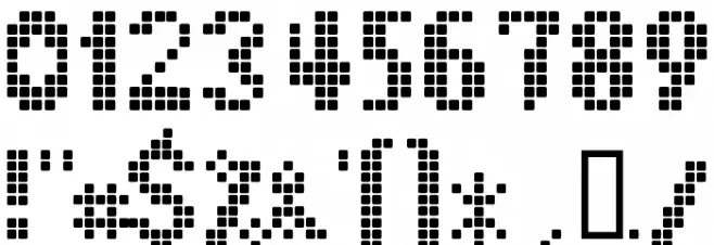 LLPikseli フォント その他の文字