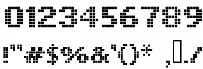 LLPixel Font OTHER CHARS