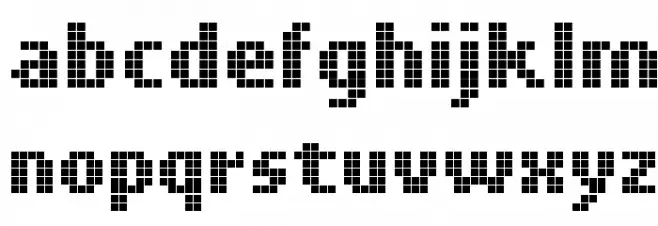 LLPixel फ़ॉन्ट लोअरकेस