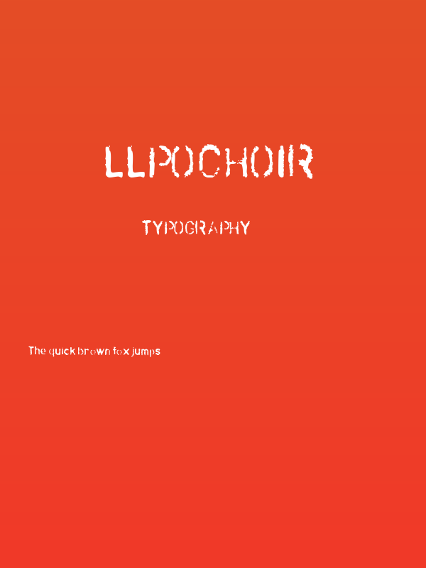 LLPochoir Poster