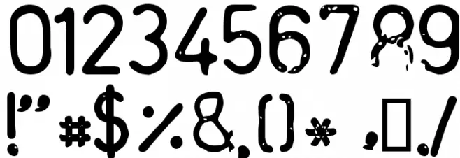 LLRounded Font OTHER CHARS