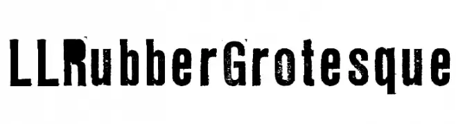 LLRubberGrotesque  Free Fonts Download