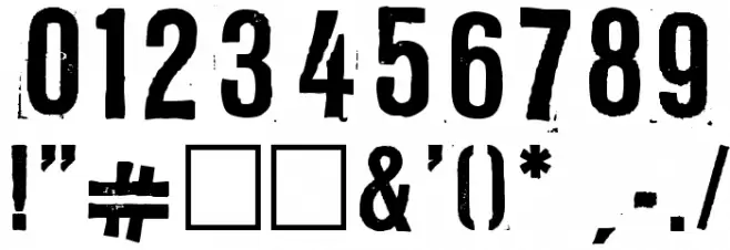 LLRubberGrotesque Font OTHER CHARS