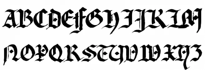 LLTextur  Regular フォント 大文字