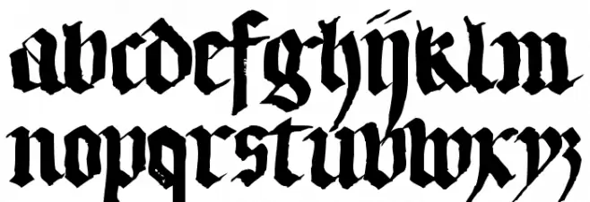 LLTextur  Regular 字体 小写