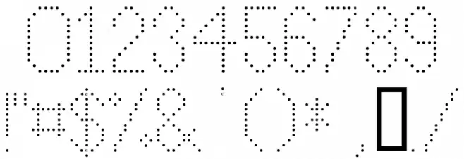 LL_Dot Font OTHER CHARS