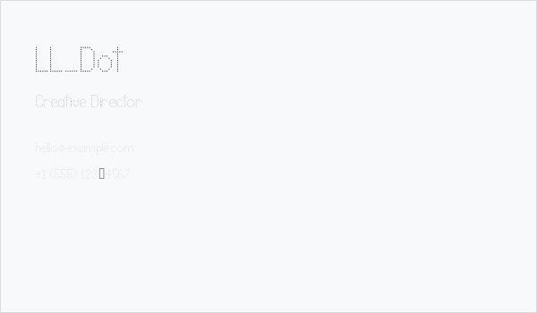 LL_Dot Business Card