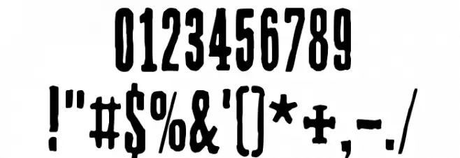 Llama Grazy Font OTHER CHARS