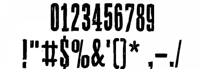 Llama Mad Font OTHER CHARS