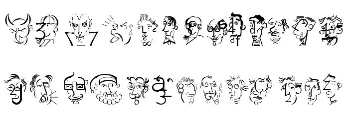 Lletraparits Font LOWERCASE