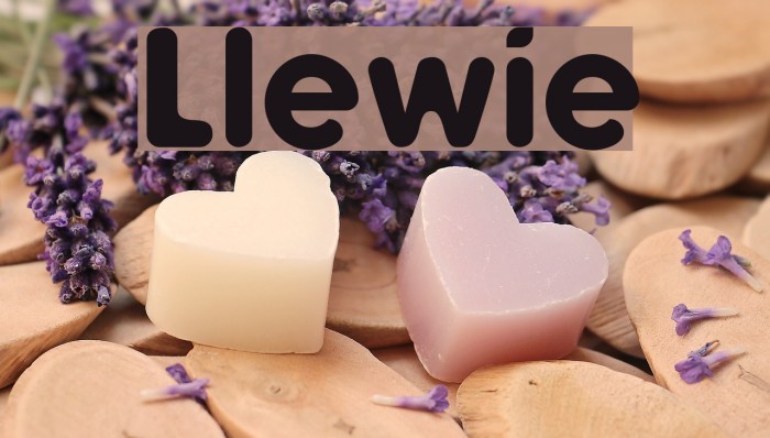 Llewie Font examples