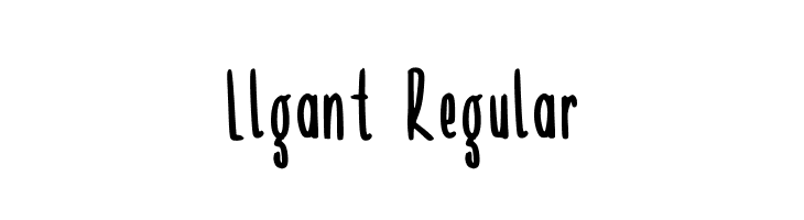 Llgant Regular  フリーフォントのダウンロード