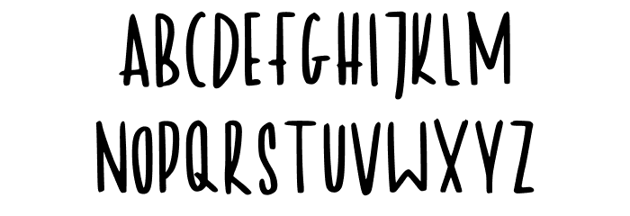 Llgant Regular Font UPPERCASE