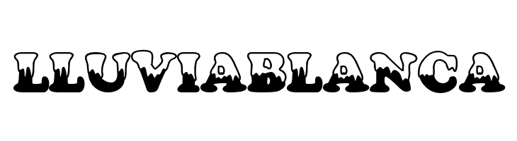 Lluvia Blanca  Free Fonts Download