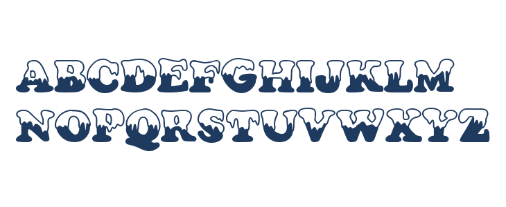 Lluvia Blanca Uppercase