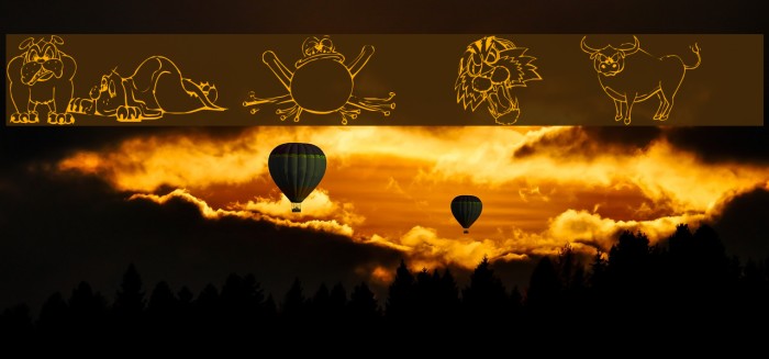 LM Animal Toons Font examples