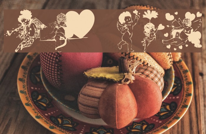 LM Cupids Font examples