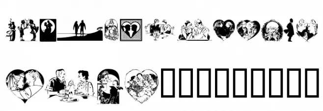 LM Romantix Schriftart Groß