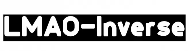 LMAO-Inverse  フリーフォントのダウンロード
