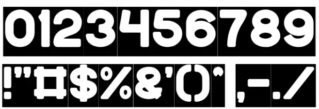 LMAO-Inverse Font OTHER CHARS