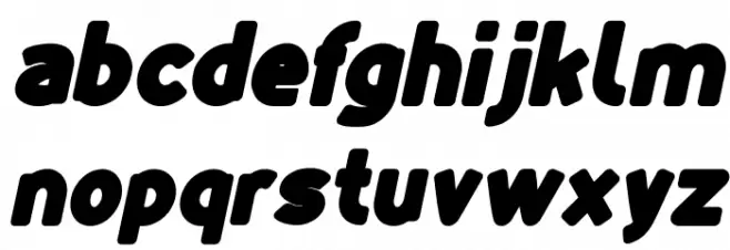 LMAO-Italic Bold Italic फ़ॉन्ट लोअरकेस