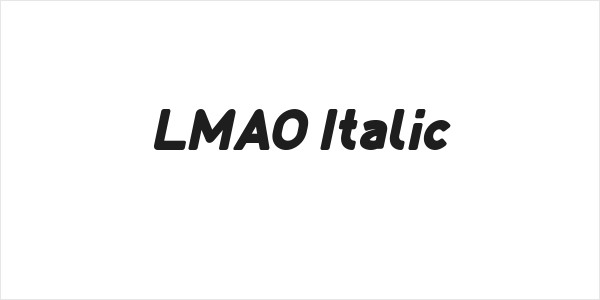 LMAO Italic Logo