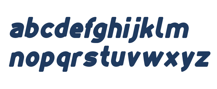 LMAO Italic Lowercase