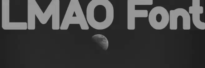 LMAO Font examples