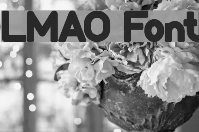 LMAO Font examples