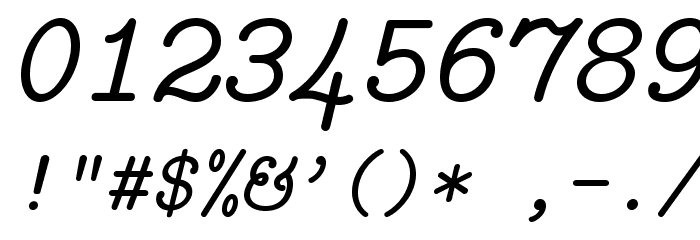 LMMono10-Italic Font OTHER CHARS