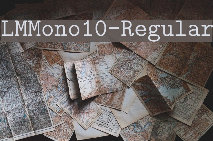 LMMono10-Regular Font examples