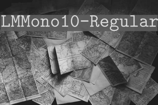 LMMono10-Regular خط examples