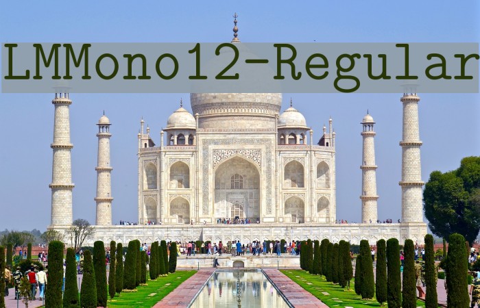 LMMono12-Regular Font examples