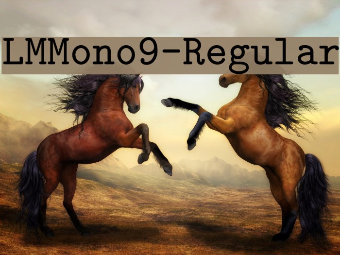 LMMono9-Regular Font examples