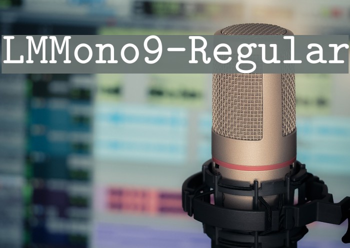 LMMono9-Regular Font examples