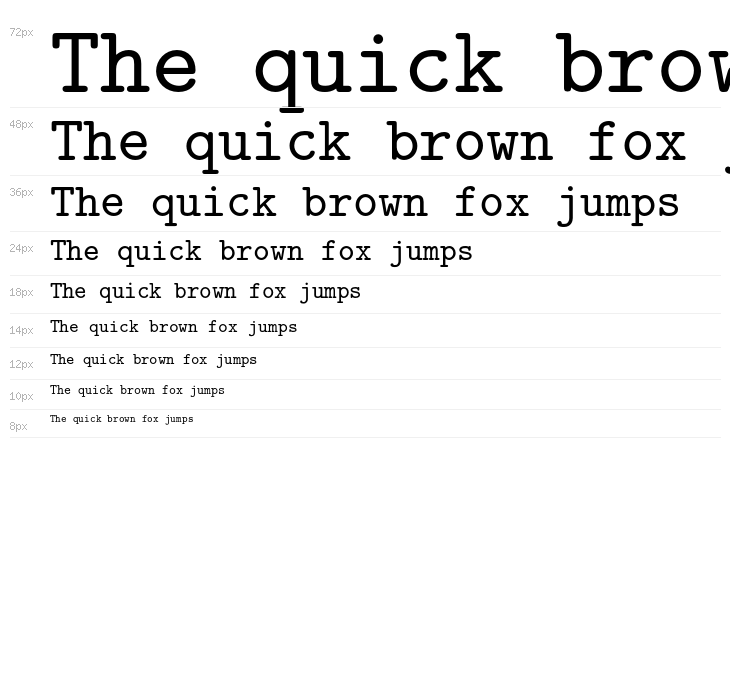 LMMono9-Regular Waterfall