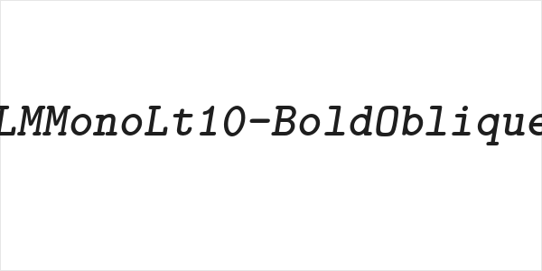 LMMonoLt10-BoldOblique Logo