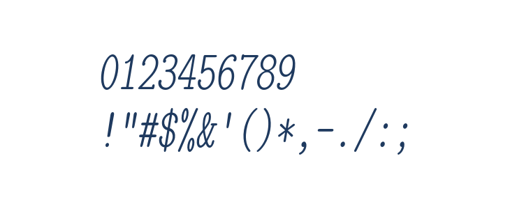 LMMonoLtCond10-Oblique Other Characters