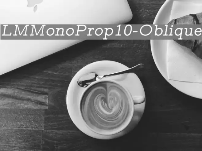 LMMonoProp10-Oblique Font examples