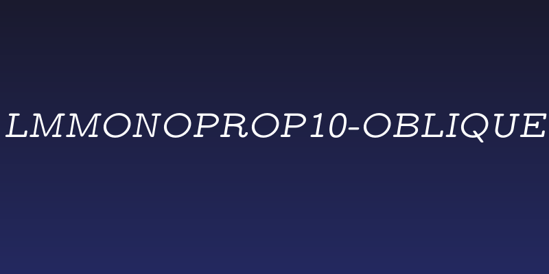 LMMonoProp10-Oblique Social Header