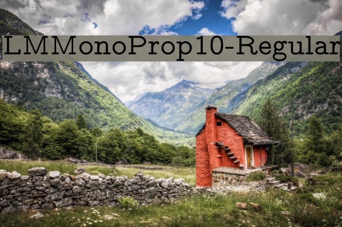 LMMonoProp10-Regular Font examples