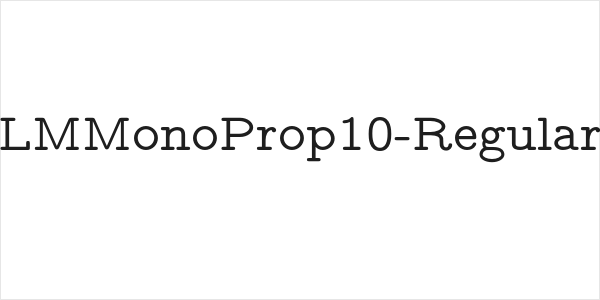 LMMonoProp10-Regular Logo