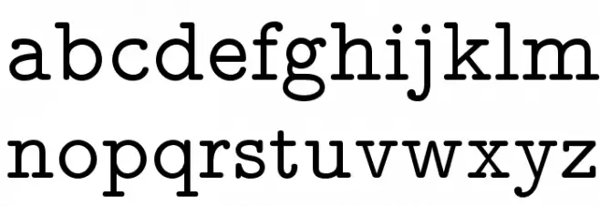 LMMonoProp10-Regular Caratteri MINUSCOLO