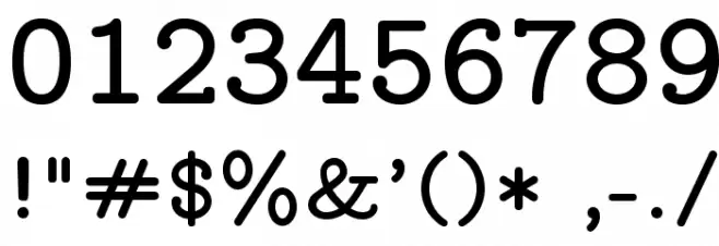 LMMonoPropLt10-Bold Font OTHER CHARS