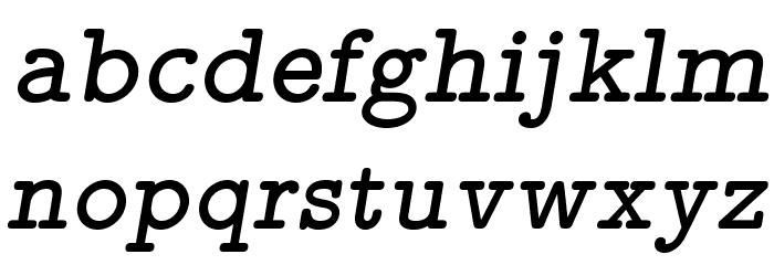 LMMonoPropLt10-BoldOblique Font LOWERCASE